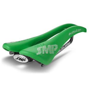 SMP Evolution Saddle 129x266mm Carbon Rails - Italian Green