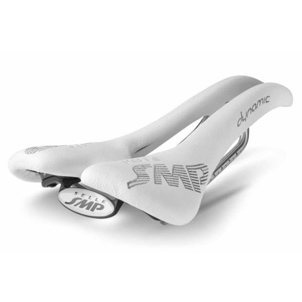 SMP Dynamic Saddle 138x274mm Stainless Steel Rails - White