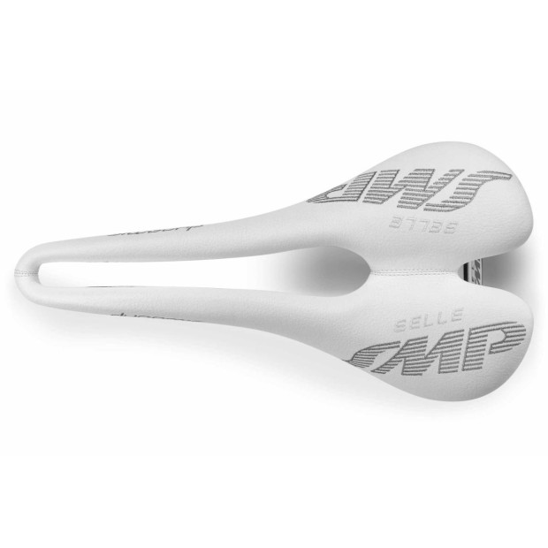 SMP Dynamic Saddle 138x274mm Stainless Steel Rails - White