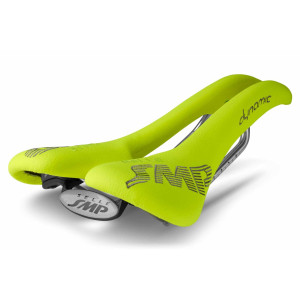 SMP Dynamic Saddle 138x274mm Stainless Steel Rails - Fluo Yellow