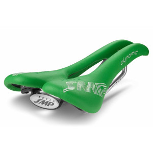 SMP Dynamic Saddle 138x274mm Stainless Steel Rails - Italian Green