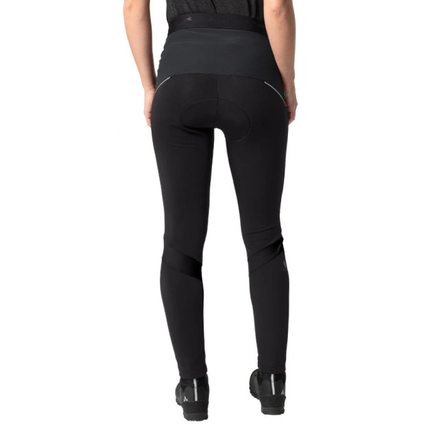 Vaude Women's Long Bib Shorts Matera Warm Tight Black