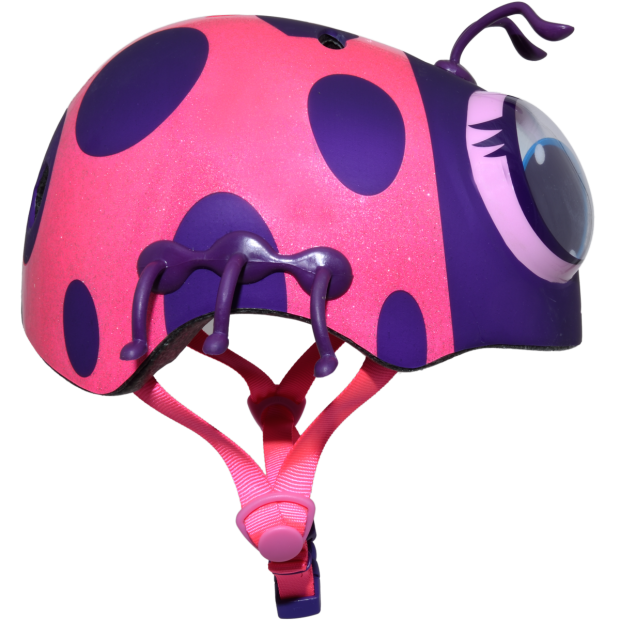 C-Preme Child Helmet Raskullz Googly Eyes Lady Bug - 3+