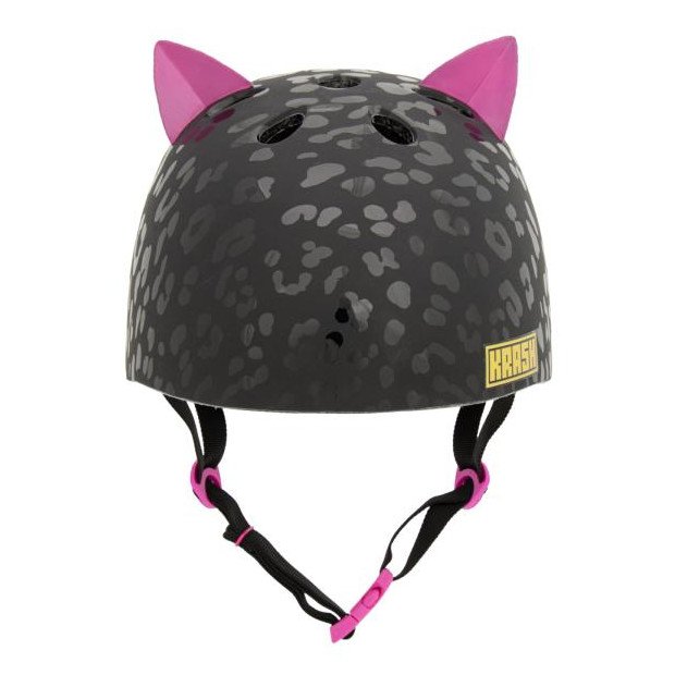 C-Preme Child Helmet Raskullz Leopard Kitty BLK - 8 +