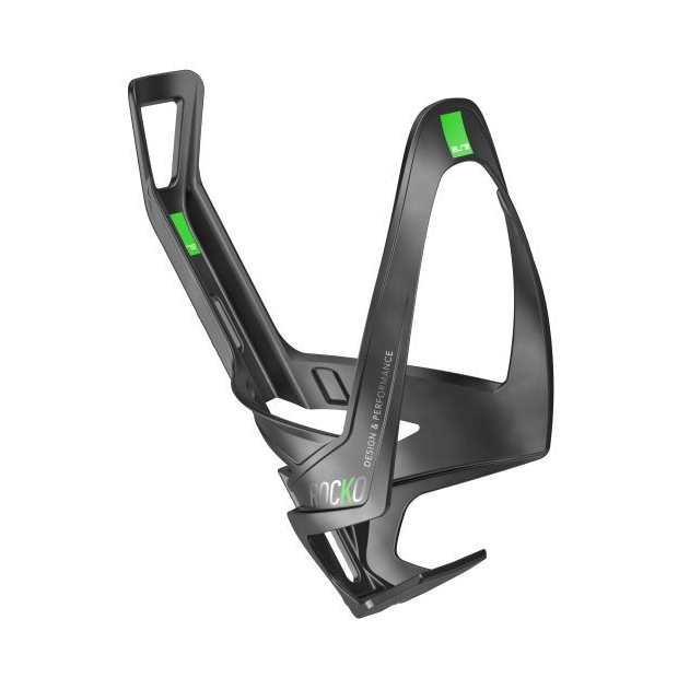 Elite Rocko Carbon Bottle Cage - Mat Green