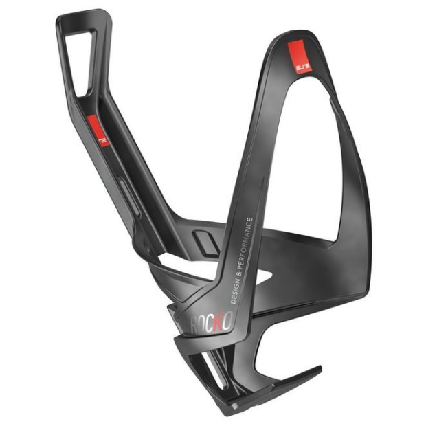 Elite Rocko Carbon Bottle Cage - Mat Red