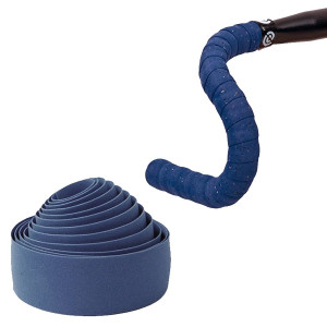 BikeRibbon Cork Gel Bar Tape - Dark Blue