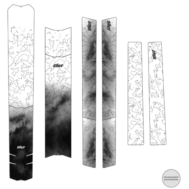 Slicy Sublimistick Colors Frame Protectors - Matt