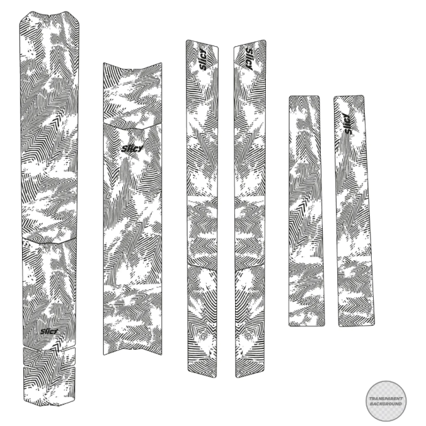 Slicy Sublimistick Colors Frame Protectors - Matt