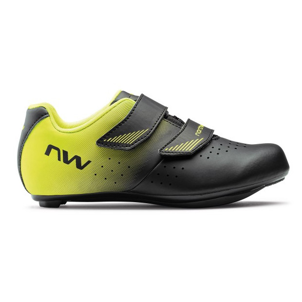 Northwave Core Junior Road Child Shoes - Black/Yellow