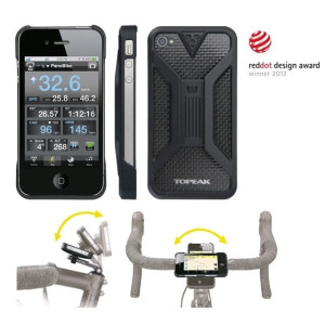 Phone Holder  Apple iPhone 4 & 4S Topeak Ride Case 2 (Black)