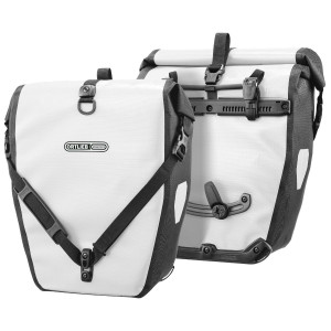 Pair of Ortlieb Back-Roller Classic Bike Panniers - White/Black