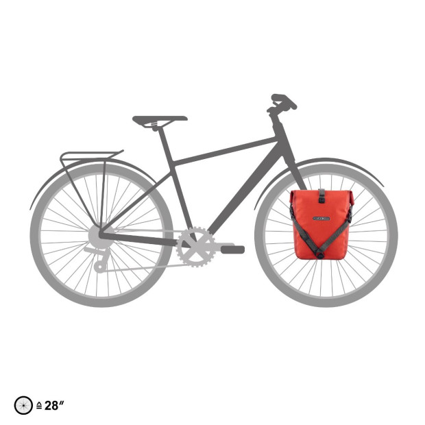 Ortlieb Sport-Roller Plus Bike Pannier QL2.1 14.5L - Dark Red