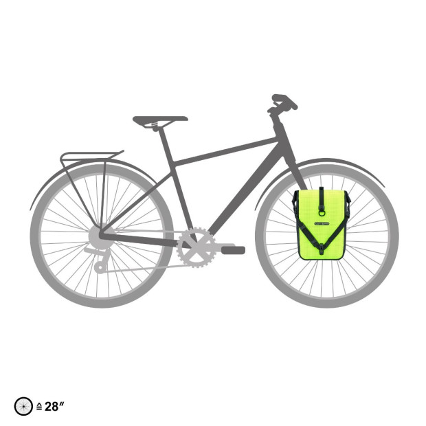 Ortlieb Sport-Roller High-Vis Bike Pannier QL2.1 14.5L - Yellow