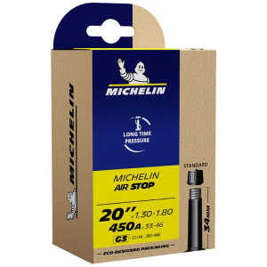 Michelin Airstop G3 Inner Tube - 20"x1.3/1.8 (33/46-390/406) Schrader
