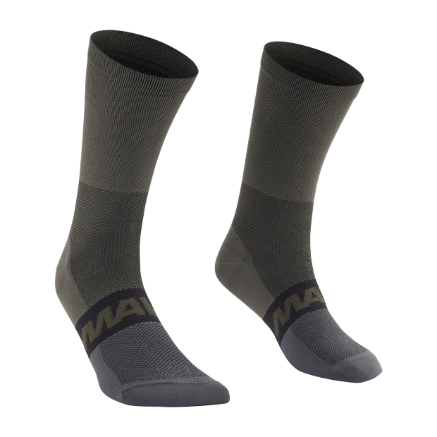 Mavic Askium High Socks - Army Green/Carbon