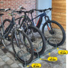 Mottez Floor Rack 4 Bike - 3 Tyre Widths