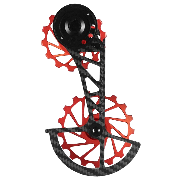 Nova Ride Carbon Rear Derailleur Cage and Ceramic Pulleys for SRAM RED/Force AXS 12 Speeds