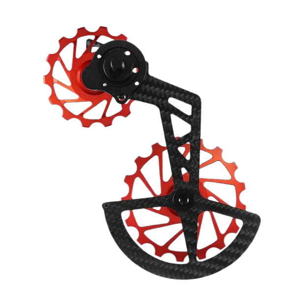 Nova Ride Carbon Rear Derailleur Cage and Ceramic Pulleys for Shimano GRX 812/817 Di2