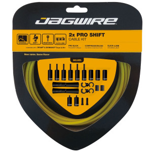 Jagwire 2X Pro Shift Cable and Housing Kit - Yellow