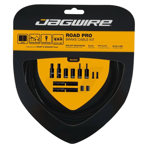 Jagwire Road Pro Cable and Housing Kit - Black
