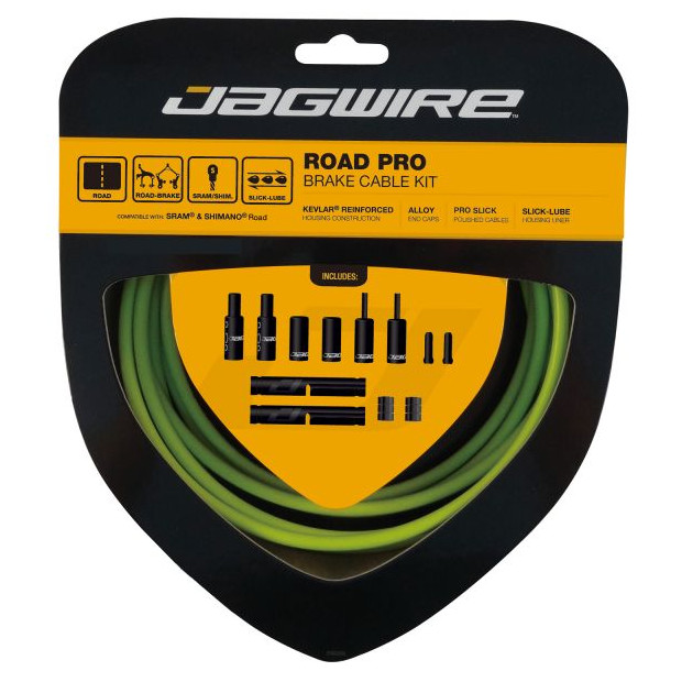 copy of Jagwire Road Pro Cable and Housing Kit - Organic Green