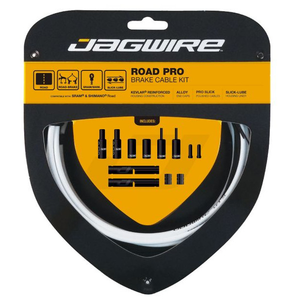 Jagwire Road Pro Cable and Housing Kit - White