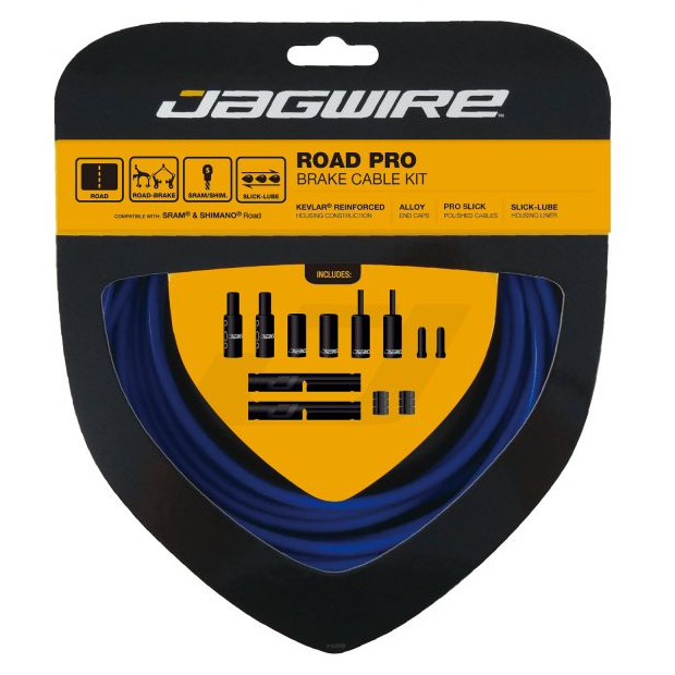 Jagwire Road Pro Cable and Housing Kit - Blue