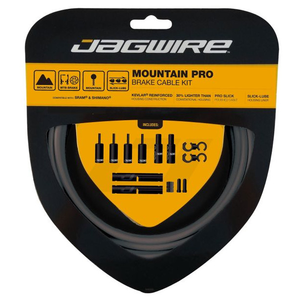 Jagwire Mountain Pro Cable and Housing Kit - Ice Gray