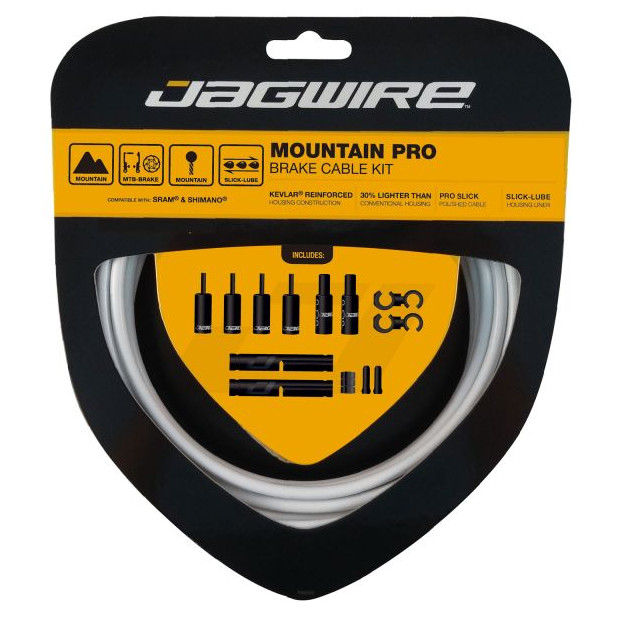 Jagwire Mountain Pro Cable and Housing Kit - White