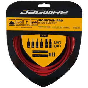 Jagwire Mountain Pro Cable and Housing Kit - Red
