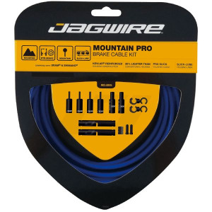 Jagwire Mountain Pro Cable and Housing Kit - Blue