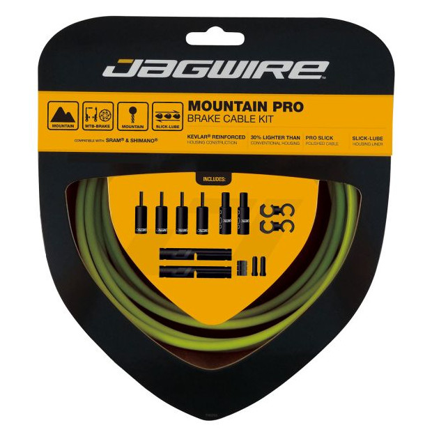 Jagwire Mountain Pro Cable and Housing Kit - Yellow
