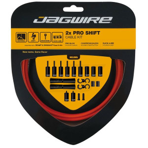 Jagwire 2X Pro Shift Cable and Housing Kit - Orange