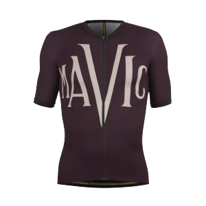 Mavic Heritage Men Jersey - Aubergine/Black