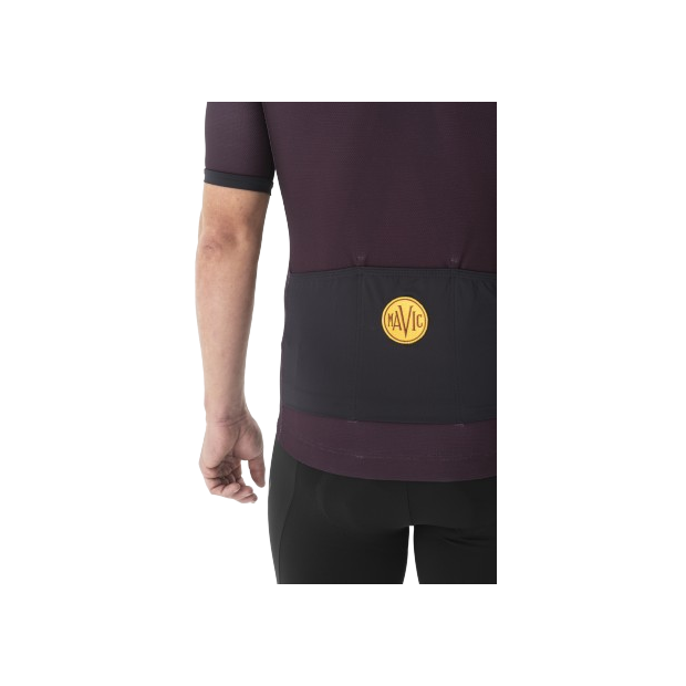 Mavic Heritage Men Jersey - Aubergine/Black