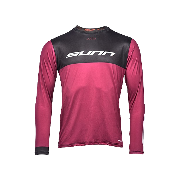 Sunn Kern BMX/MTB Jersey - Burgundy/Black