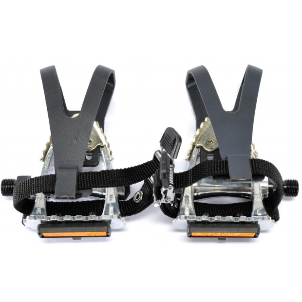 PNA C3502070 Road/Fixie Pedals With Integrated Toe-Clips