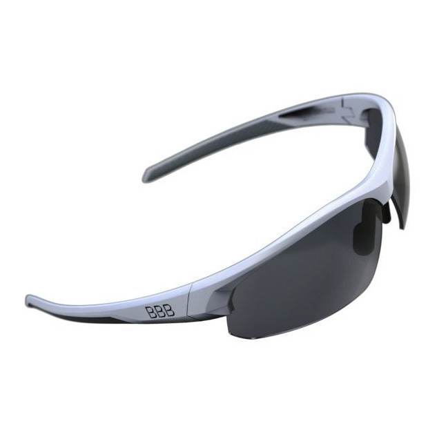 BBB Impress Glasses - Mate White / Smoke - BSG-58