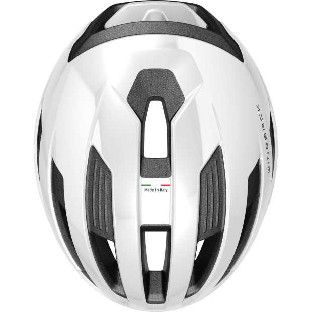 Abus WingBack Road Helmet Shiny White