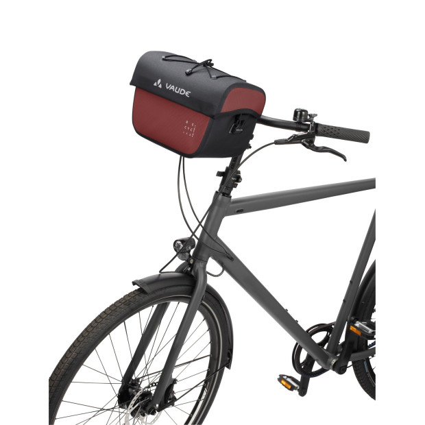 Vaude Aqua Box Handlebar Bag Recycled Material - Vol. 6 l - Red