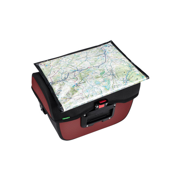 Vaude Aqua Box Handlebar Bag Recycled Material - Vol. 6 l - Red