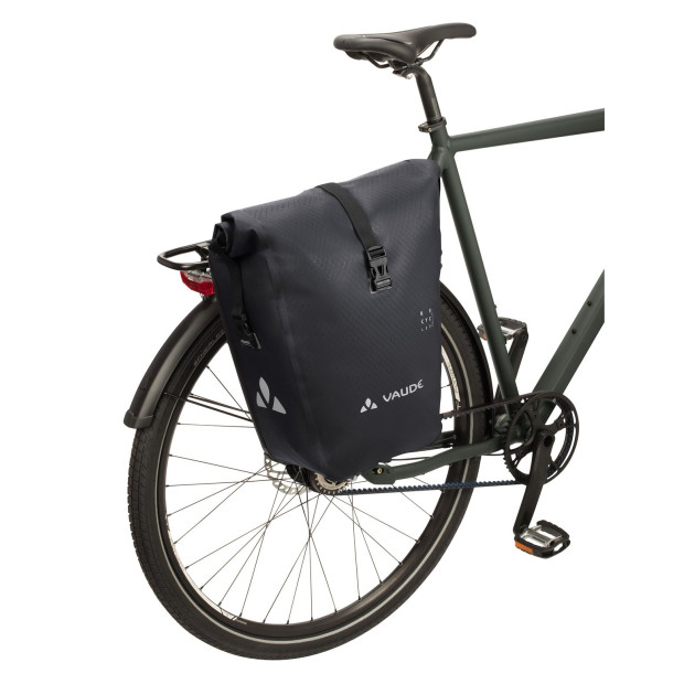 Pair of Vaude Aqua Back Panniers Recycled Material Black - 24L