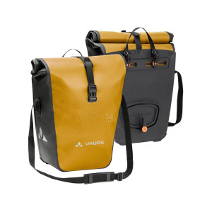 Pair of Vaude Aqua Back Panniers Recycled Material Yellow - 24L