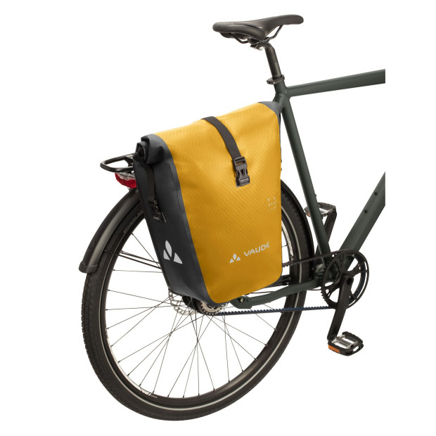 Pair of Vaude Aqua Back Panniers Recycled Material Yellow - 24L