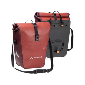 Pair of Vaude Aqua Back Panniers Recycled Material Red - 24L