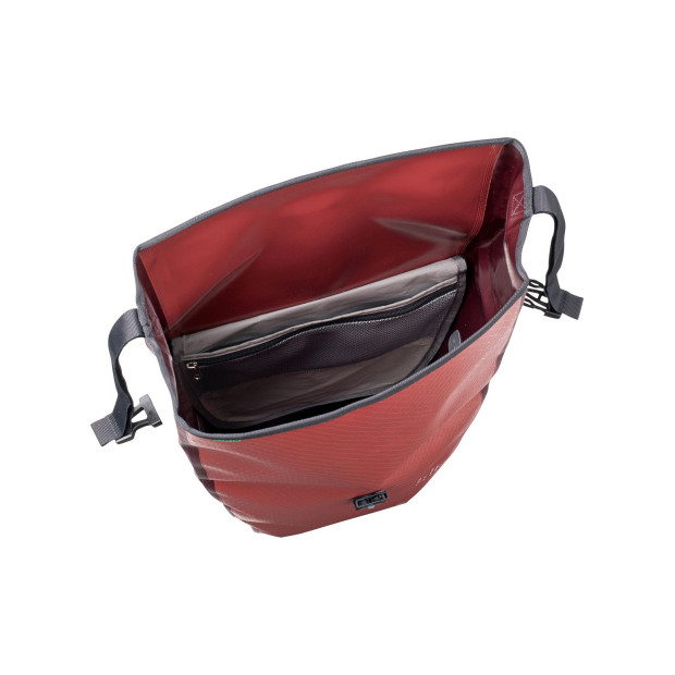 Pair of Vaude Aqua Back Panniers Recycled Material Red - 24L