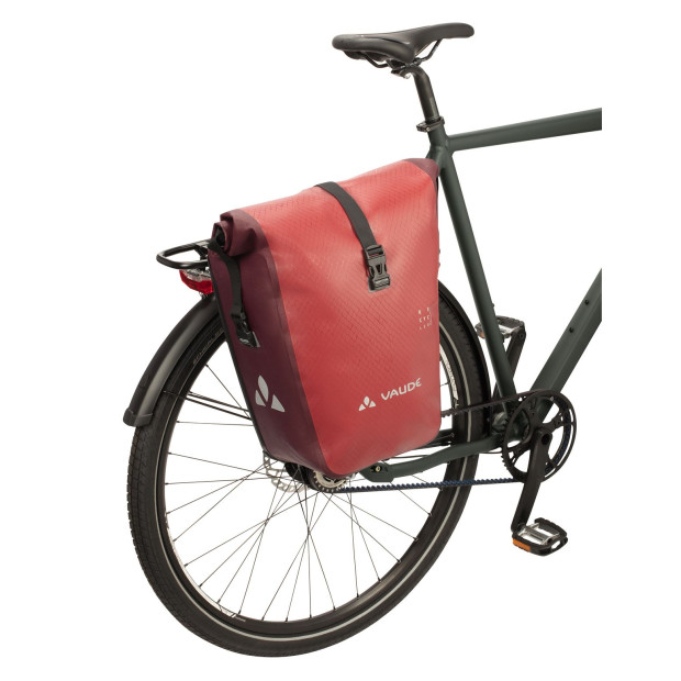 Pair of Vaude Aqua Back Panniers Recycled Material Red - 24L