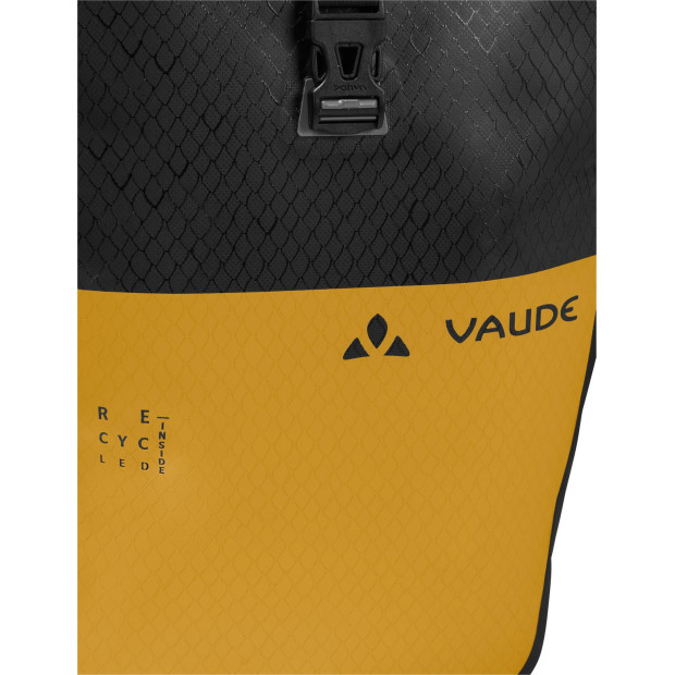 Pair of Vaude Aqua Back Color Rear Bike Panniers 48L Recycled Material - Yellow