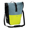 Pair of Vaude Aqua Back Color Rear Bike Panniers 48L Recycled Material - Nordic Blue/Bright Green